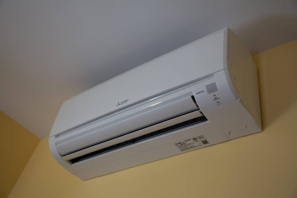 mini split unit in home