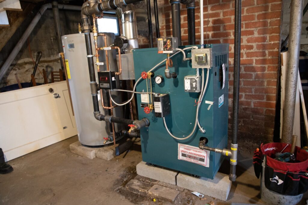 heating system in basement