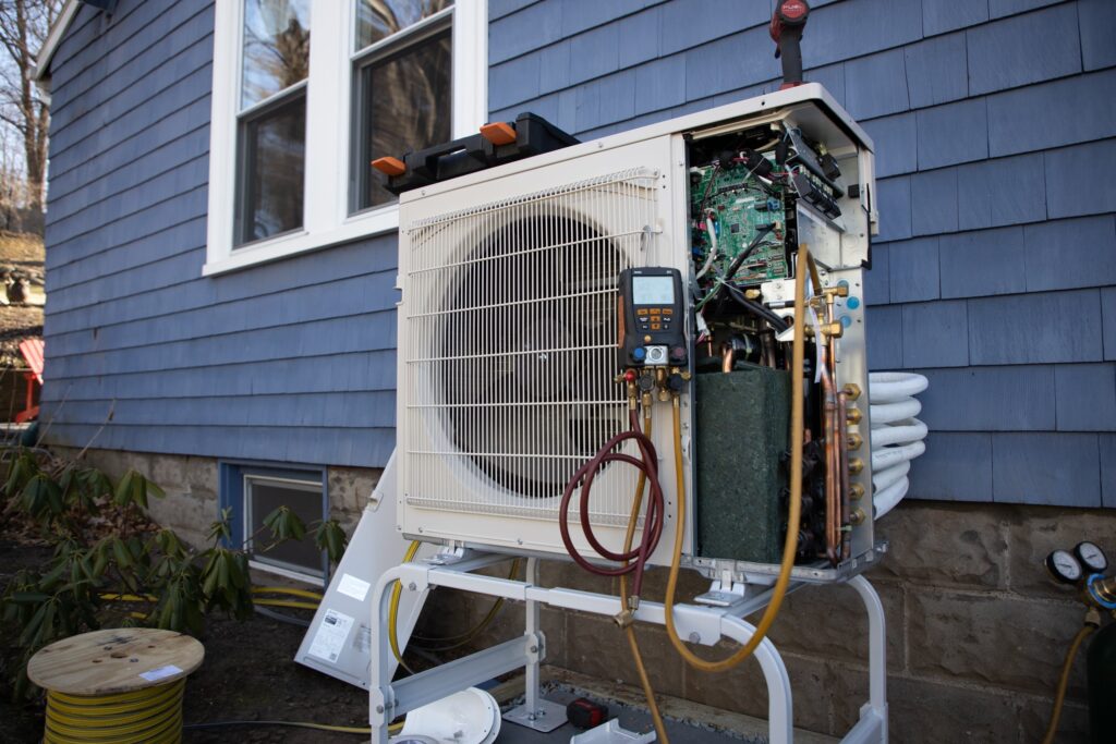 mitsubishi condenser charging testing 